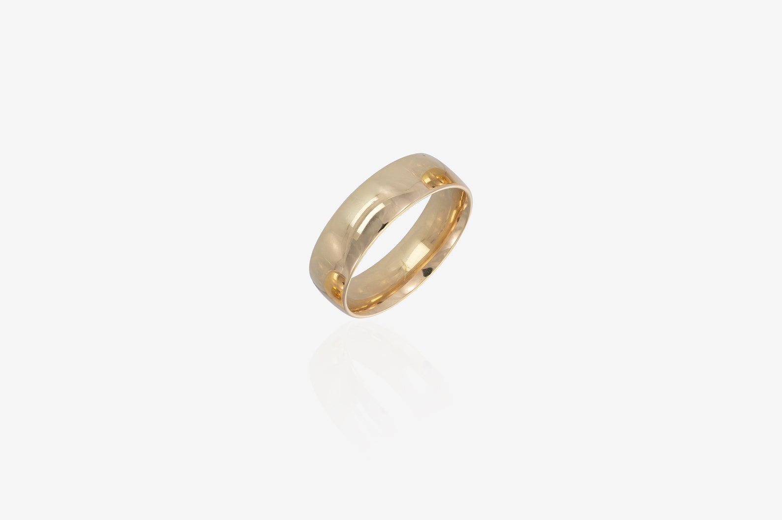 6.2MM Plain Band Wedding Ring, Comfort Fit Plain Wedding Band, Unique Wedding Band for Men, Smooth Wedding Band